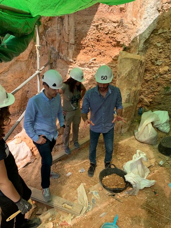 Se reanudan los trabajos de excavación en el yacimiento paleontológico de Quibas (Murcia)
