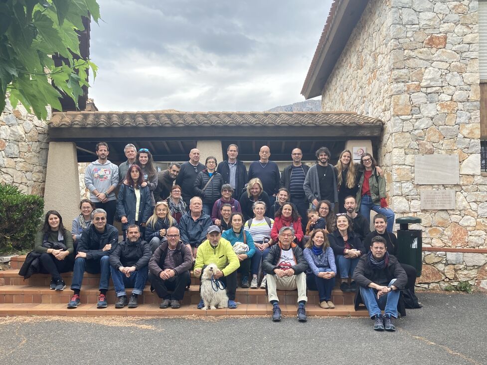Students and teachers of the Interuniversity Degree in Anthropology and Human Evolution (IPHES-CERCA, URV and UOC) discover the oldest Catalan during a weekend in Taltaüll