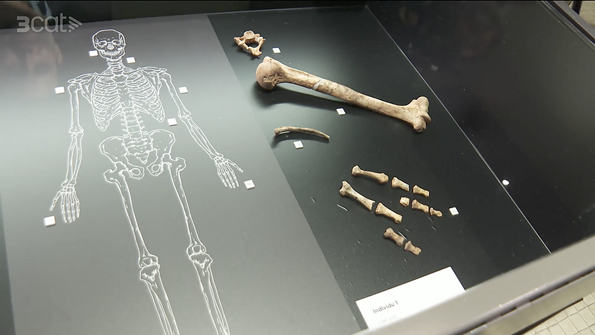 Els neandertals de la Cova Simanya al Telenotícies Migdia de TV3