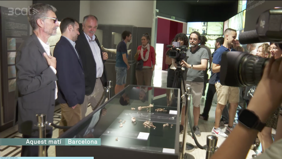 Els neandertals de la Cova Simanya a l'InfoK de TV3