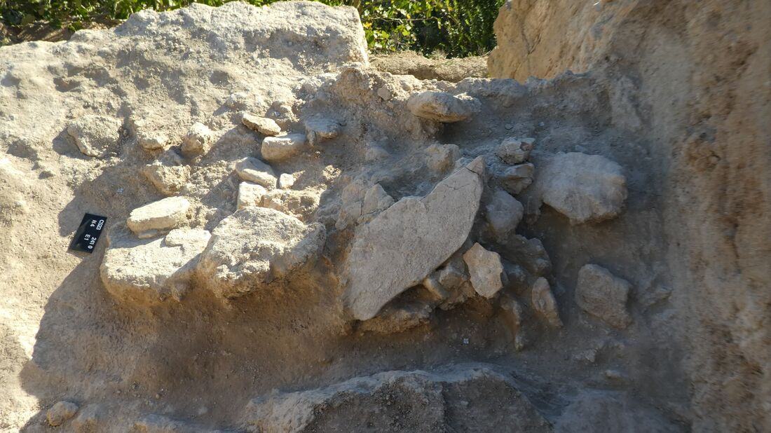 Treballs d'excavació arqueològica al jaciment de Cal Sitjo a Sant Martí de Tous (Anoia). Autoria: IPHES-CERCA