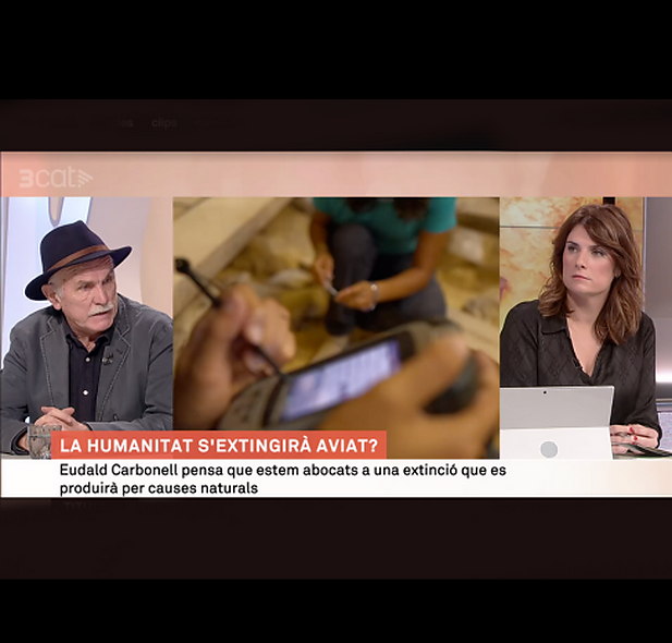 Eudald Carbonell visita el programa Els Matins de TV3