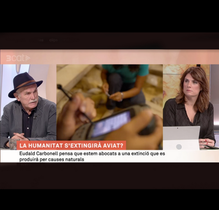 Eudald Carbonell visita el programa Els Matins de TV3