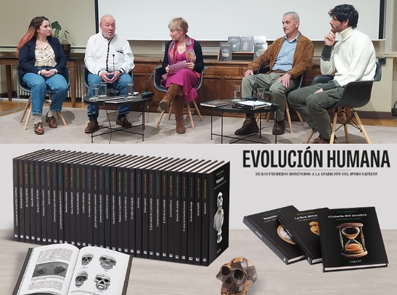 Presentada la colecció Biblioteca de la Evolución Humana al Museo de Ciencias Naturales de Madrid