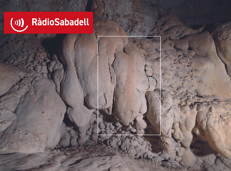 The rock art of the Simanya Gran cave on the El Cafè de la Ràdio program of Ràdio Sabadell