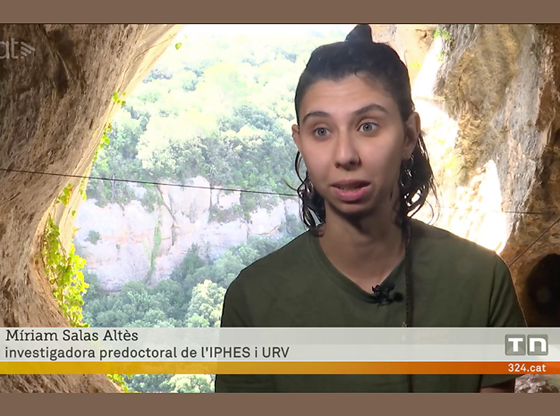 El arte rupestre de Simanya Gran en el Telenotícies de TV3