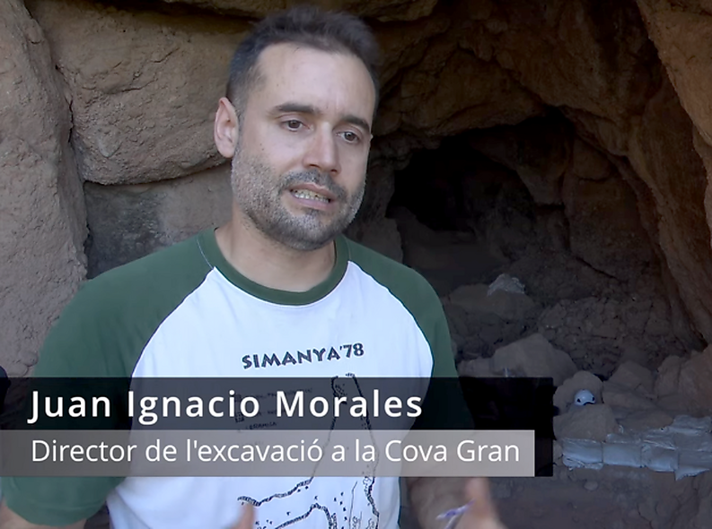 La excavación en la Cova Gran de Collbató en la Abadia de Montserrat TV