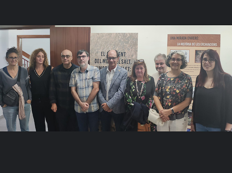 Èxit de la inauguració de l’exposició “El jaciment del Molí del Salt”