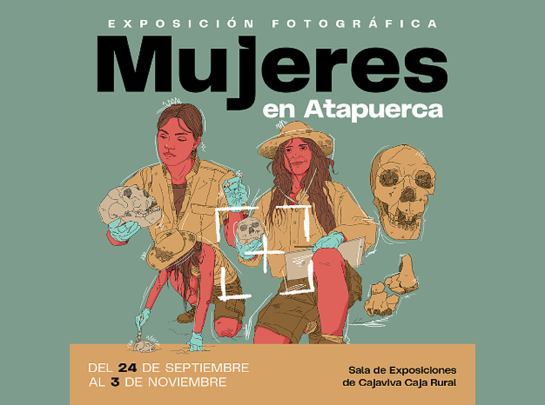 La Fundación Caja Rural i la Fundación Atapuerca inauguren l'exposició “Mujeres en Atapuerca” en el marc del 25è aniversari de la Fundación Atapuerca