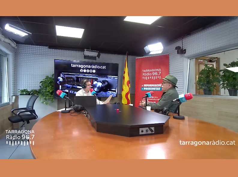 Eudald Carbonell presenta el seu nou llibre al programa La veu de Tarragona