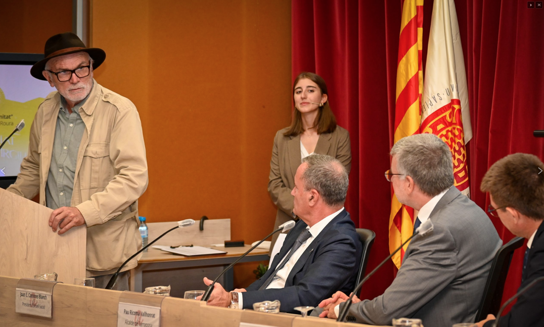 Eudald Carbonell delivers the inaugural lecture of the 2022-2023 academic year at Rovira i Virgili University