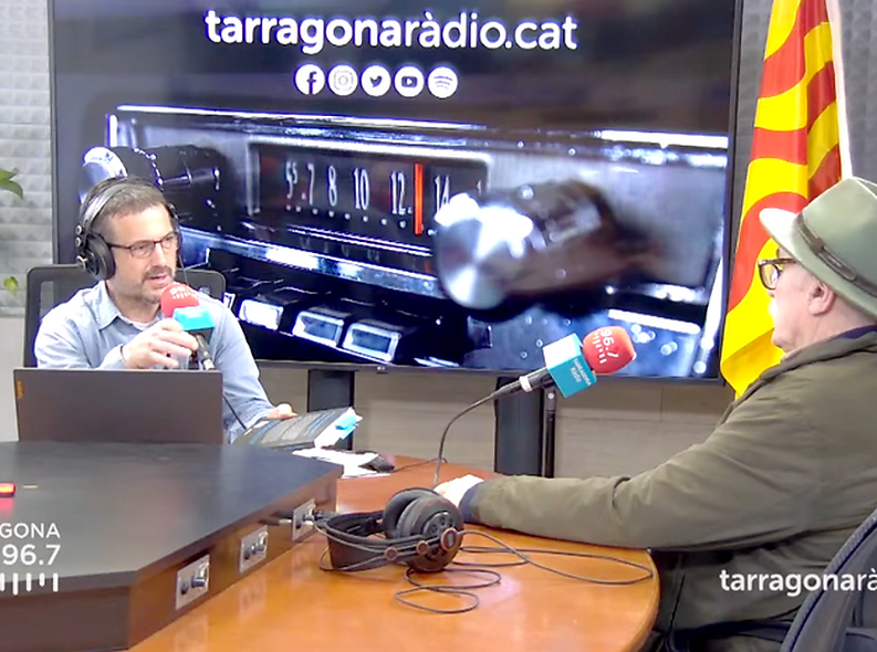 Eudald Carbonell presenta su nuevo libro en el programa La Veu de Tarragona de Tarragona Radio