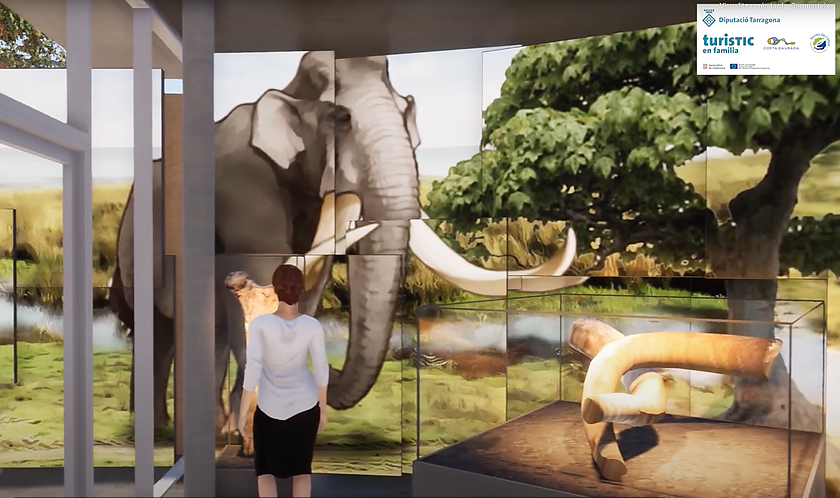 The future interpretation center Mammuthus (La Canonja)