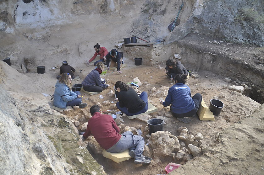 La Balma de la Griera de Calafell fue ocupada por los neandertales durante más de 100.000 años