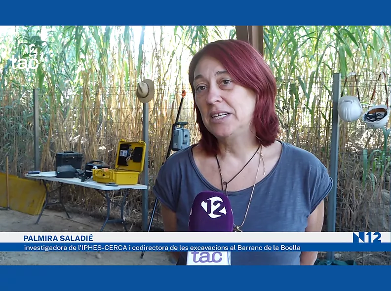 TAC12 visita l’excavació del Barranc de la Boella