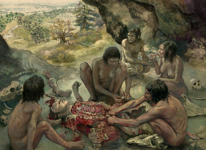 El canibalisme durant la prehistòria
