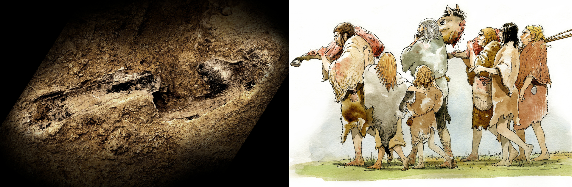 Més enllà de la pedra: l’Abric Romaní mostra un univers neandertal fet també de fusta