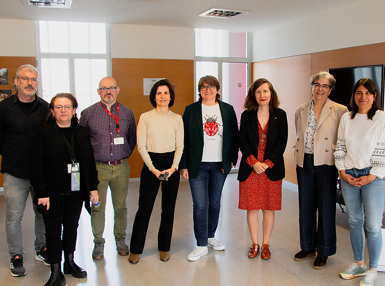 La directora general de Recerca, Teresa Sanchis, visita l’IPHES-CERCA