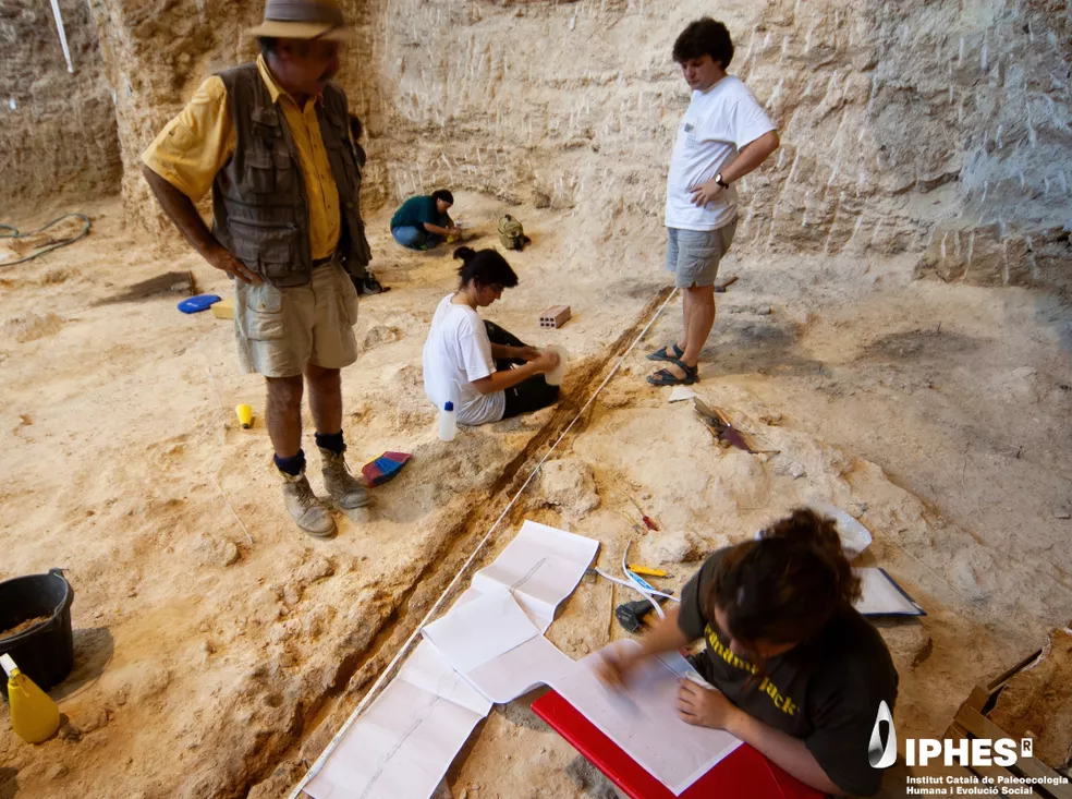 Más allá de la piedra: el Abric Romaní muestra un universo neandertal hecho también de madera