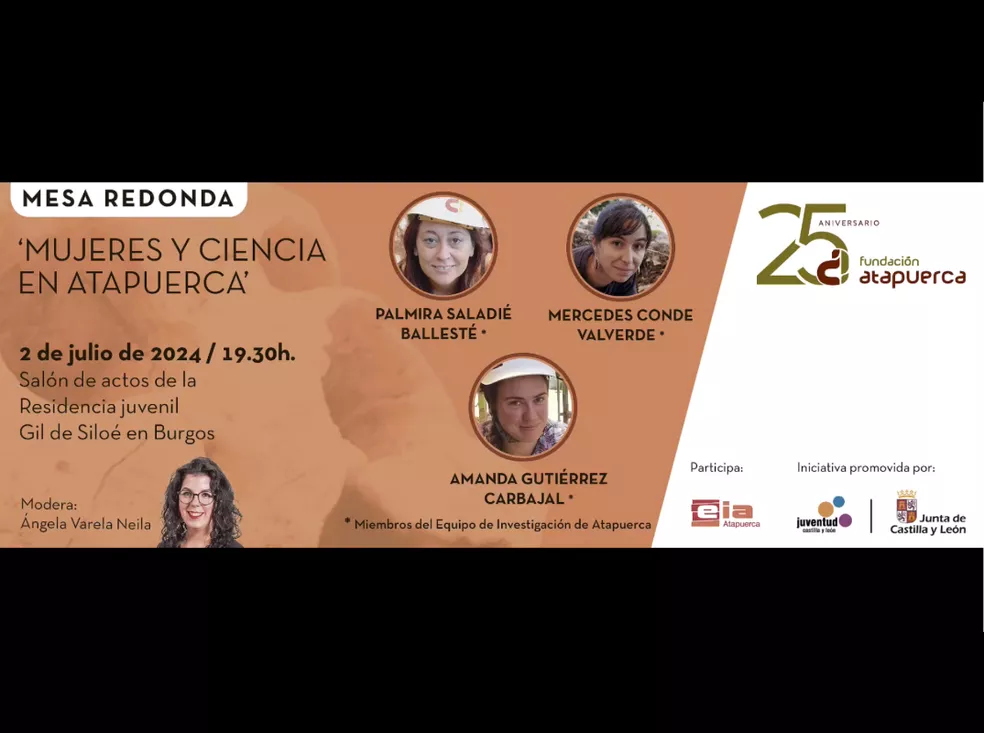 Palmira Saladié participa en una taula rodona sobre el paper de les dones en la recerca a Atapuerca